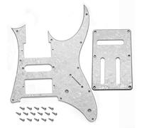 Placa de rascar para guitarra Ibanez IB7V modelo 3 capas PVC golpeador 10 tornillos precisión múltiples opciones de color accesorio (C)