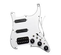 Placa de rascar precableada cargada práctica para guitarras eléctricas acústicas con enchufe de 3,5 cm de 22,2 x 28,1 cm