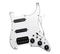 Placa de rascar precableada cargada práctica para guitarras eléctricas acústicas con enchufe de 3.5 pulgadas de 8.7 x 11.1 pulgadas