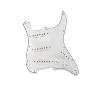 Placa De Recogida De Guitarra Eléctrica SSS Conjunto De Accesorios De Conjunto De Perilla De Recogida De Guitarra Eléctrica (Color : White)