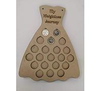 Placa de recompensa My Weight Loss Journey Dress, libras por libra, 21 libras