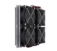 Placa de refrigeración de semiconductores, 12 V 240 W Enfriador termoeléctrico Sistema de refrigeración de semiconductores Peltier Sistema de refrigeración Enfriador de placa fría con ventilador, Enfr