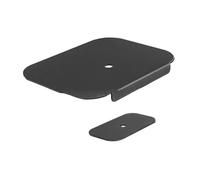 Placa de refuerzo de soporte de monitor antideslizante, protector de escritorio de 7.48 x 6.02 x 0.59 pulgadas, placa de metal universal para la mayoría de soportes de monitor que evita que se