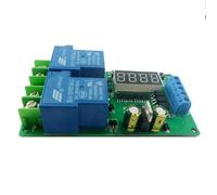 Placa de relé controlador de motor CC/CA multifunción de 12 V y 30 A, control de avance y retroceso, módulo de interruptor de arranque y parada de ciclo de retardo automático