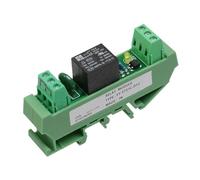 Placa de relé de 1 canal for riel DIN, módulo de relé de 5 V, 12 V, 24 V, 48 V, 110 V y 230 V con interfaz de relé electromagnético.(FY-T731-110VAC)