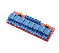 Placa de relé del módulo de relé de 8 canales con optoacoplador Placa de expansión de gatillo de bajo nivel para 5V/12V/24V (12V) 8 channel relay