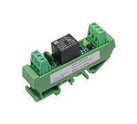 Placa de relés 1 canal for carril DIN, compatible con 5 V, 12, 24, 48, 110 y 230, interfaz for electromagnéticos NPN PNP OUYNIEI(FY-T731-5VDC)