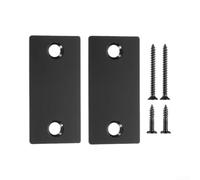 Placa de relleno ajustable con tornillos para cerraduras electrónicas y cerraduras inteligentes, color plateado, 1 juego de fusibles robustos (negro A)