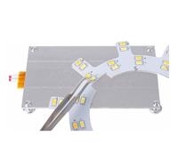 Placa de reparación LED, estación de desoldadura de cuentas LED, estación de soldadura de chip removedor de LED, para quitar las bolas de soldadura, cuentas de lámpara LED y placa FPC (A)