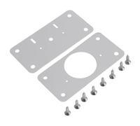 Placa de reparación para bisagras, Stainless Steel Hinge Repair Fixing Plate Kit 2/4/8/10 Pcs For Cabinet Door With Holes(8Pcs-(4PAIRS))