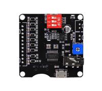 Placa de reproducción de voz 5W módulo reproductor de audio controlado uno a uno 9CH admite decodificación MP3 WAV USB tarjeta de memoria U-Disk con múltiples modos de disparo