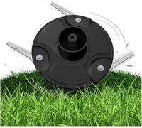 Placa de repuesto para cortacésped con batería, compatible con Gardena, artículo 9822, 14702, accesorio de placa de repuesto mejorado con 4 cuchillas de acero inoxidable para cortacésped (A)