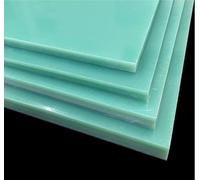 Placa de resina epoxi, 6 piezas, lámina de fibra de vidrio FR4 de 100 x 100 mm, placa aislante de resina epoxi ultrafina de color verde agua for PCB y electrónica.(200x200x0.6mm)
