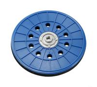 Placa de respaldo de disco de lijado PP azul 210 mm 10 agujeros | Se adapta a paneles de yeso de 22,9 cm para lijadoras, diseño de vacío de 10 agujeros, rosca de 14 mm, cambio rápido de disco