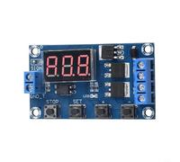 Placa de retardo de relé digital DC5V-36V MOS Módulo de disparador de interruptor de temporizador Dual-MOS Drive de alta carga de corriente para Arduino DIY Project