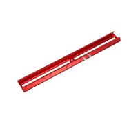 Placa de riel de cola de milano, aleación de aluminio, telescopios astronómicos, buscador de base, alcance de extensión, guía de ranura de montaje, soporte de mango rojo (360 mm)