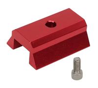 Placa de riel de cola de milano de 43 mm y 1,69 pulgadas de longitud, base de cola de milano, telescopio roscado de 1/4 pulgadas, alcance de búsqueda, extensión de base para
