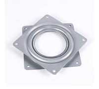 Placa de Rodamiento de Giratorio Cuadrado, Placa Giratoria Giratoria de 360 ??grados, Base de Bandeja Giratoria Negra para Cocina, Mesa de Comedor, Mesa de Servicio, Rodamiento de Base Giratoria