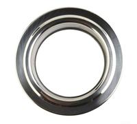 Placa de roseta de acero inoxidable para conductos de ventilación de aire de tubería redonda utilizados en instalaciones montadas en pared o techo (100 mm)