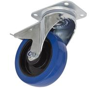 Placa De Rueda Giratoria Sealey SCW3160SPL Con Bloqueo Total Ø160mm