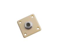 Placa de salida de guitarra eléctrica con tornillos de montaje, interfaces, orificio de conexión, piezas de repuesto de salida de guitarra, puerto de conexión de sonido cuadrado para guitarra