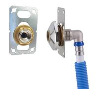 Placa de salida mural simple para tubería multicapa Ø16 | Para prensar | sistema FIXSYSTEM | Ideal para lavadora | Conexión resistente y duradera | Fácil instalación | QUICK PLOMBERIE