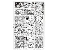 Placa de sello de uñas profesional con hermoso sello artístico con patrón oriental para diseños únicos estilo de uñas cotidiano