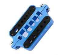 Placa de soldadura de aluminio multifuncional con características de protección contra el calor para trabajar con varios conectores RC (azul)