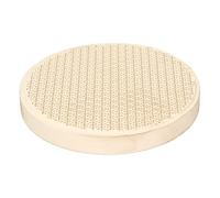 Placa de soldadura de panal, D11x1cm/4.3x0.4in Azulejo de soldadura de cerámica redondo Placa de soldadura de aislamiento térmico de 1200 °C para fundir herramientas de oro de