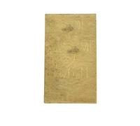 Placa de soldadura plateada para soldadura de joyas y formación de metal, 35,5 x 19 mm x 0,3 mm, temperatura baja/media/alta (G6E/G6M/G6H), 1 pieza de alta temperatura