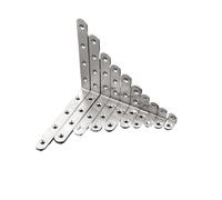 Placa de soporte de capa de código de ángulo de acero inoxidable engrosado, pieza de conexión de placa de capa de soporte, soporte de ángulo recto en forma de L de 90 grados(40 * 40 * 16)