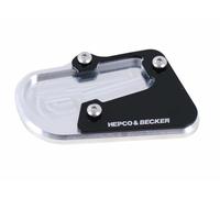 Placa de soporte lateral plata/negro para BMW R 1200 R (2015-2018)