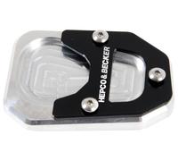 Placa de soporte lateral plata/negro para BMW R nineT Racer (2017-2023)