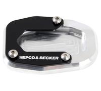 Placa de soporte lateral plata/negro para Ducati Scrambler 800 (2015-2018)