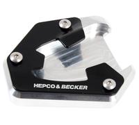 Placa de soporte lateral plata/negro para Honda CRF 1000 Africa Twin (2018-2019)