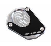 Placa de soporte lateral plata/negro para KTM 390 Adventure (2020-2024)