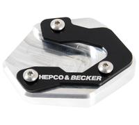 Placa de soporte lateral plata/negro para Yamaha MT-07 (2018-2020)