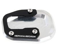 Placa de soporte lateral plateada/negra para Ducati Scrambler 1100 Dark Pro/P...