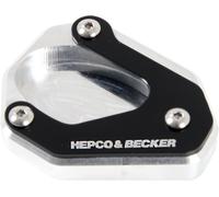 Placa de soporte lateral plateada/negra para Kawasaki Eliminator 500 (2024-)