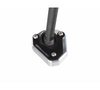 Placa de soporte lateral plateada/negra para Kawasaki Z H2 (2020-)
