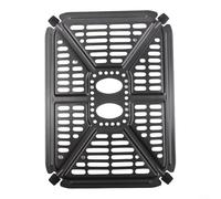 Placa de soporte para freidora de aire para sistemas de cocción de dos niveles con separador de aceite y distribución uniforme del calor (2 piezas)