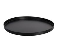Placa De Suelo Ø50Cm Para Hoguera Redonda Negra De Acero Blando