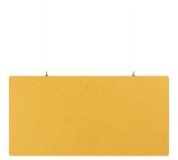 Placa de techo acústica, fieltro PET eurokraft basic, H x A 600 x 1200 mm, forma rectangular