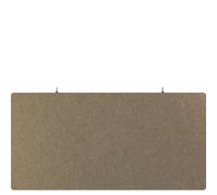 Placa de techo acústica, fieltro PET eurokraft basic, H x A 600 x 1200 mm, forma rectangular