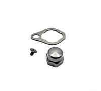 Placa de tornillo basculante de aluminio para Daiwa para mano izquierda | Tuerca M8 precisa y tornillo M2.5, distancia del agujero de bloqueo de 11 mm, ajuste seguro para balancín de husillo