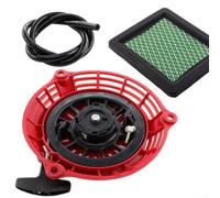 Placa de tracción de arranque de retroceso para Honda para motores GCV160 GCV135 GC160 GC135, conjunto de cable de mango rojo reemplaza 17211-ZL8-023 17211-ZL8-003, para ABS