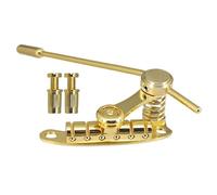 Placa de tracción for puente de guitarra eléctrica, barra de puente cromada, trémolo for LP, accesorios for puentes de guitarra SG, 1 ud.(Gold)