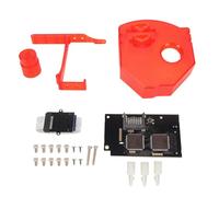 Placa de Unidad óptica, Fácil de Instalar Lectura Rápida Unidad óptica Silenciosa Placa de Simulación DC VA1 V5.20 para Consola (Rojo Transparente)