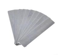 Placa de válvula de manganeso para compresor de pistón, espaciador de metralla de repuesto plateado, accesorio de kit de reparación de bomba de aire, juego de 20 piezas, 10 x 47 mm (10 x 47 mm)