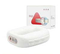 Placa de vibración eléctrica para drenaje linfático, máquina de ejercicio vibratorio, anillo de fascia de cuerpo completo de 8 niveles con cinturón, masajeador muscular de tejido profundo recargable
